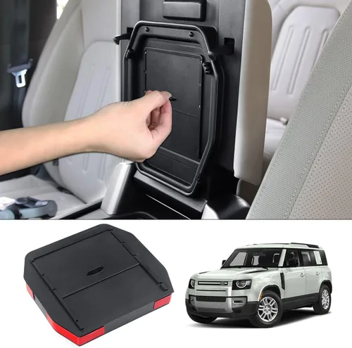 Miniatura 9 de Karltys Organizador de consola central para Land Rover Defender 90 110 130 2020-2025 2026 (no para versión de refrigerador), accesorios Defender