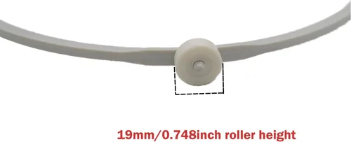 Miniatura 6 de Anillo giratorio de microondas para microondas GE, WB06X10705 Anillo de rodillo de microondas, soporte de bandeja de placa de vidrio