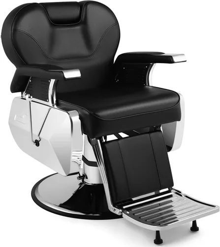 Miniatura 11 de Artist hand Silla de peluquería hidráulica, sillas de estilo de 21 pulgadas de ancho para salón con capacidad de 450 libras, silla reclinada de Negro