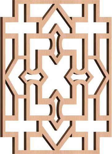 Miniatura 19 de Wise Paneles decorativos de madera con calado, extra pequeños, 7 3/8 pulgadas de ancho x 7 3/8 pulgadas de alto x 1/4 pulgadas de alto, roble rojo