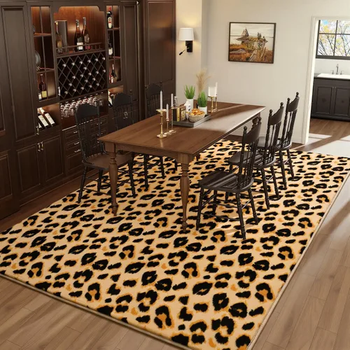 Miniatura 255 de Amearea Alfombras modernas para dormitorio, sala de estar, alfombra de espuma viscoelástica gruesa de 4 x 6 pies, alfombra de espuma viscoelástica