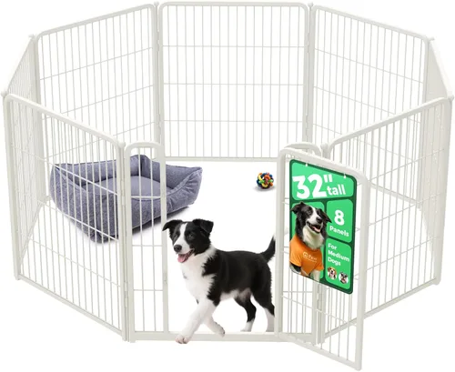 Miniatura 67 de FXW Homeplus Unleashed Corralito para Perros de Interior - Juego Sin Estrés y Seguro, Resistente de 24 Pulgadas 4 Paneles Corral para Cachorros