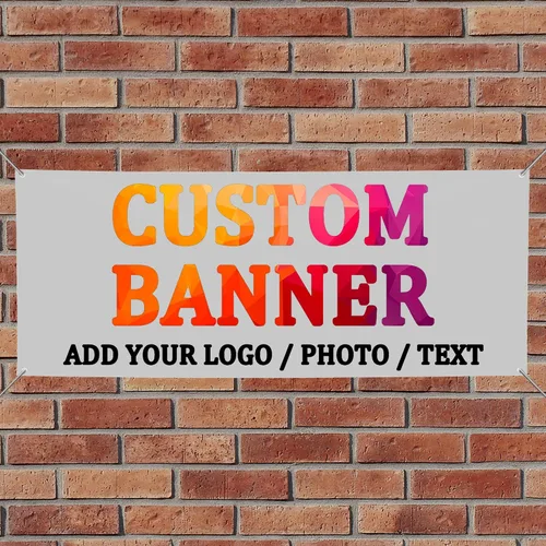 Miniatura 13 de Pancartas y letreros personalizados para negocios, pancartas y letreros personalizados para exteriores, foto personalizada para fiesta de 8' X 4