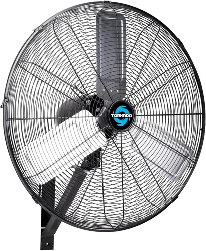 Tornado Ventilador de pared oscilante de alta velocidad de la serie Pro de 24 pulgadas – 3 velocidades, 7200 CFM, cable de 6.6 pies – Certificado de