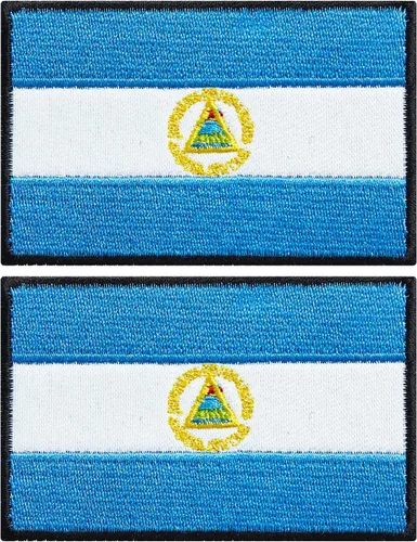 Miniatura 40 de stidsds Paquete de 2 parches de bandera de México, parches bordados, banderas mexicanas, parche táctico militar para ropa, sombrero, mochilas