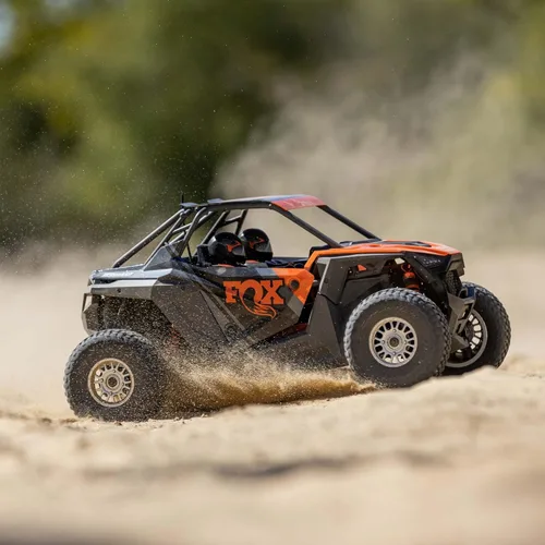 Miniatura 8 de Losi Camión RC 1/10 RZR Rey 4 ruedas de tracción sin escobillas Listo para funcionar Batería y cargador no incluidos Fox LOS03029T2 Camiones