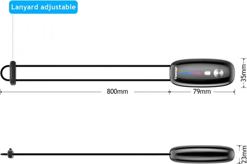 Miniatura 8 de Purificador de aire portátil, collar purificador de aire personal, mini ionizador de aire portátil que elimina polen, humo, polvo para exteriores