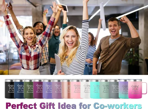 Miniatura 3 de DLOCCOLD Regalos de agradecimiento para hombres por ser impresionante taza para compañeros de trabajo, día de cumpleaños para mujeres