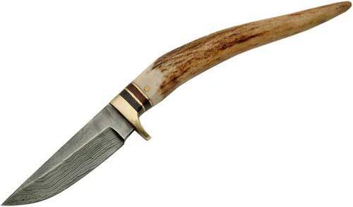 Miniatura 2 de SZCO Supplies Cuchillo de caza con punta de ciervo