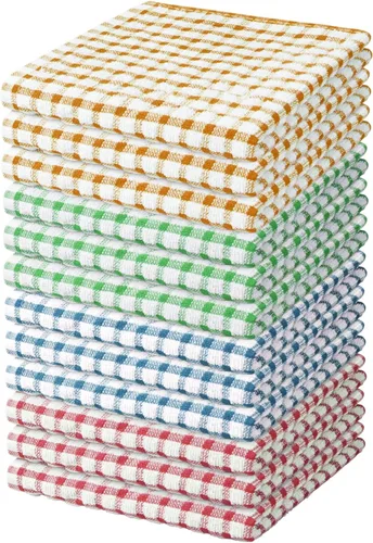 Miniatura 13 de Nialnant 8 Piezas Trapos de Cocina para Platos, 100% Algodón Suave Absorbente de Secado Rápido, Paños de Cocina para Cocina, Lavar Platos, Trapos