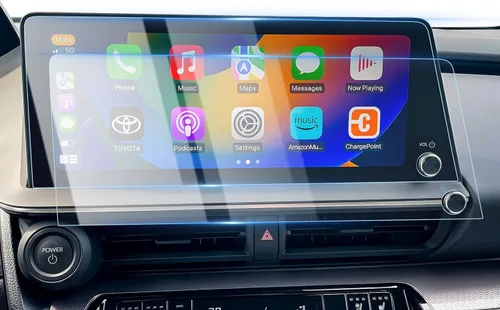 Miniatura 12 de Karltys Paquete de 2 protectores de pantalla para Nissan Frontier 2022-2024, accesorios de vidrio templado de 9 pulgadas, sin deslumbramiento ni