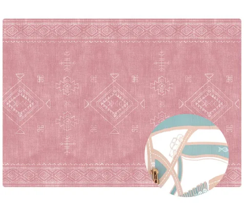 Miniatura 12 de The Shwally PlayMat - Alfombra de juego suave para bebé, tapete de espuma reversible, impermeable, limpiable, duradero, no tóxico e hipoalergénico