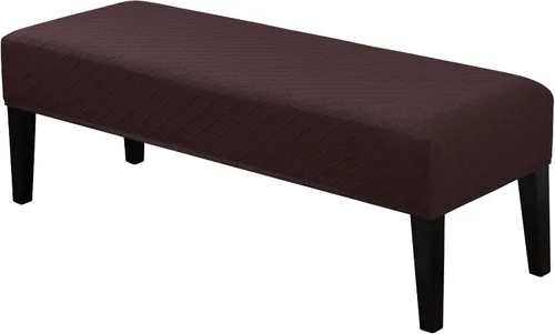 Miniatura 9 de Lebaley Funda Impermeable para Banco de Comedor Elástica Rectangular Protector de Asiento de Banco Funda Deslizable Extraíble Lavable Fundas