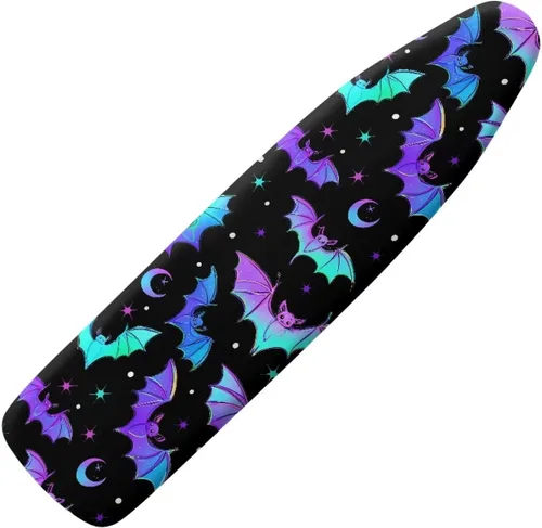 Miniatura 35 de Funda floral a prueba de arañazos para tablas de planchar de tamaño estándar, reflectante, con 3 ganchos y bucles para decoración de tablas de 15 x
