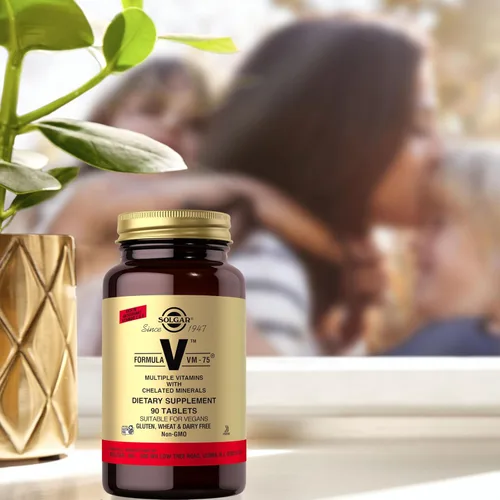 Miniatura 5 de Solgar Fórmula VM-75, 90 tabletas – Multivitamínico con minerales quelados – Vitamina A, B6, B12, C, D, E – Biotina, magnesio, calcio, hierro, zinc