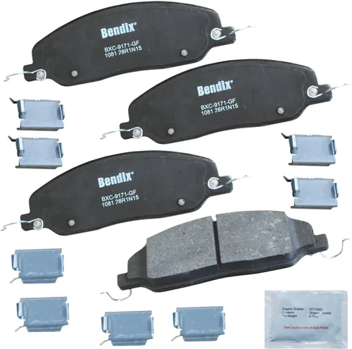 Miniatura 278 de Pastillas de freno delanteras cerámicas Bendix Priority1 CFC2302 para Hyundai Elantra 2021, Sonata 2022-2020, Kia K5 2023-2021