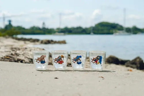 Miniatura 4 de Tervis Barefoot Beach Collection - Vaso aislado de doble pared hecho en Estados Unidos mantiene las bebidas frías y calientes, 12 onzas, paquete
