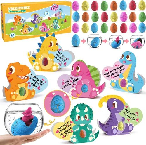 Miniatura 7 de SURCVIO Paquete de 28 regalos para el día de San Valentín para niños, corazones rellenos de mochi y tarjetas de felicitación de San Valentín Kawaii