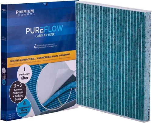 Miniatura 3 de Filtro de aire de cabina PureFlow PC99157X Compatible con Nissan March 2012-2024, Versa, Versa Note 2014-2019, NV200 2017-2021, 2015-2019 Micra