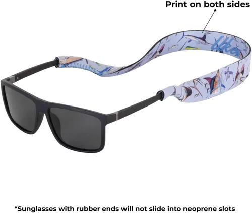 Miniatura 7 de Ukes Floating Neoprene Sunglass Strap - Adjustable and Anti-Slip Retainer for Glasses - Universal Fit