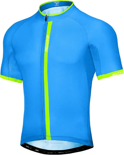 wantdo Camisetas de ciclismo para hombre, camisetas de ciclismo de montaña MTB Jersey de manga corta Camisetas de ciclismo transpirable de secado