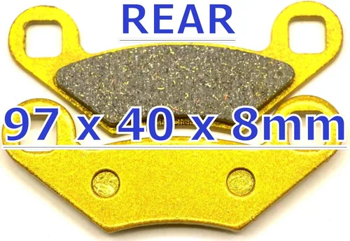 Miniatura 3 de Pastillas de freno delanteras traseras Frenos para Polaris RZR 800 2008-2014 - RZR S 800 2009-2014 - RZR 570 2012-2022 FA456 FA159 2203318 2202412