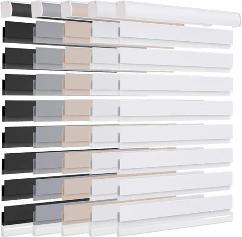 Miniatura 14 de Changshade - Persianas de cebra personalizadas con cordón, persianas enrollables de cebra con bloqueo de luz (85%) con cordón, persianas enrollables
