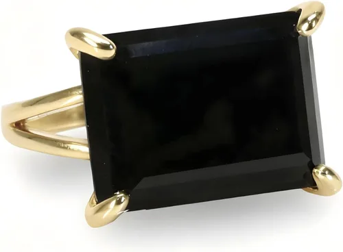 Miniatura 3 de Anillo de ónix negro de estilo clásico, impresionantes anillos de piedras preciosas, joyería hecha a mano para mujer, moda, declaración, compromiso