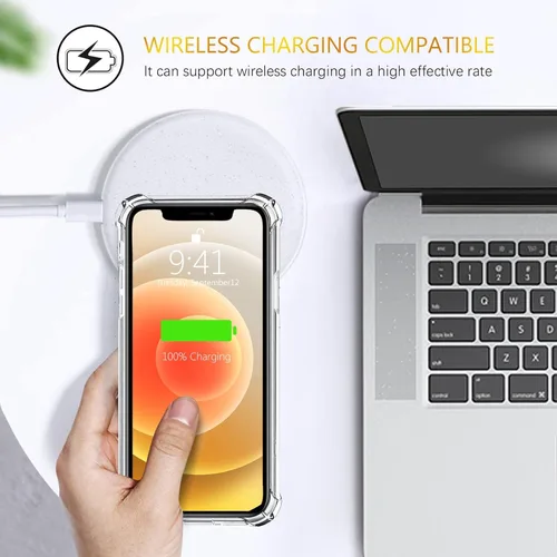 Miniatura 8 de Funda con estampado de patas de perro para iPhone 13 Mini, diseño de patas de cachorro, TPU suave y flexible de cuerpo completo, bolsa de aire a Dog