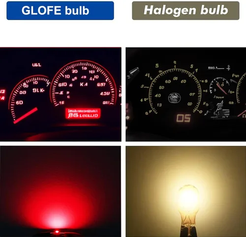 Miniatura 3 de T10 194 168 Dash Instrument - Bombillas LED blancas de panel brillante, 10 unidades/juego (azul)