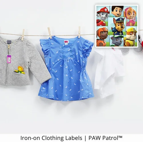 Miniatura 7 de Blaze and The Monster Machines - El paquete de ropa personalizado incluye etiquetas adhesivas, planchas y bolsas para niños, impermeables y aptas