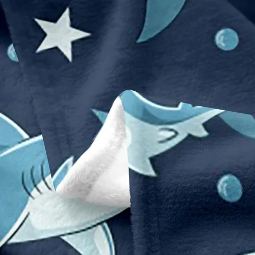 Miniatura 5 de Erosebridal Hammerhead Shark Flannel Blanket 40x50 Marine Life Fuzzy Plush Throw for Sofa Couch Hammerhead Shark Lover Gifts Ocean Sealife Fleece