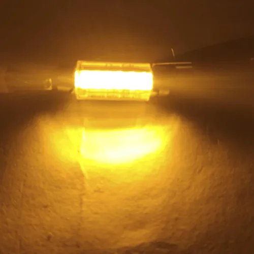 Miniatura 3 de Bombilla LED Festoon C5W de 38mm 39mm DE3425 DE3423 Bombillas LED Ámbar Amarillo Festoon 6418 6411 6423 Bombilla LED DC 12V para Luces Interiores