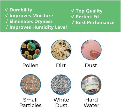 Miniatura 6 de Paquete de 6 filtros de absorción de humidificadores de repuesto compatibles con humidificadores Honeywell HAC-504, HAC-504AW, HCM-350, HCM-300T