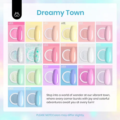Miniatura 3 de Beetles - Kit de iniciación de uñas en polvo de inmersión, 20 colores, pastel, nude, azul, rosa, purpurina, 36 piezas, juego de polvos de inmersión