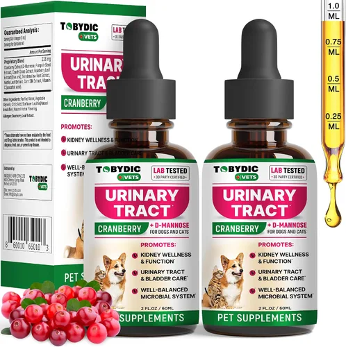 Miniatura 8 de Tratamiento de infecciones urinarias para gatos y perros y remedio para infecciones del tracto urinario con arándano y D-manosa - Medicina natural