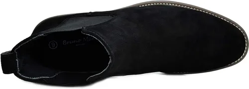 Miniatura 6 de Bruno Marc - Botines tipo Chelsea de gamuza y piel para hombre