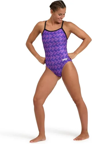 Miniatura 5 de ARENA Performance Ride The Wave - Traje de baño de una pieza para mujer con espalda descendente ligera MaxLife