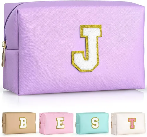 Miniatura 136 de TOPEAST - Bolso de maquillaje para mujer, G Blanco nacarado-rosa