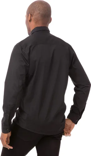 Miniatura 2 de Chef Works Camisa de punto con cremallera frontal para hombre