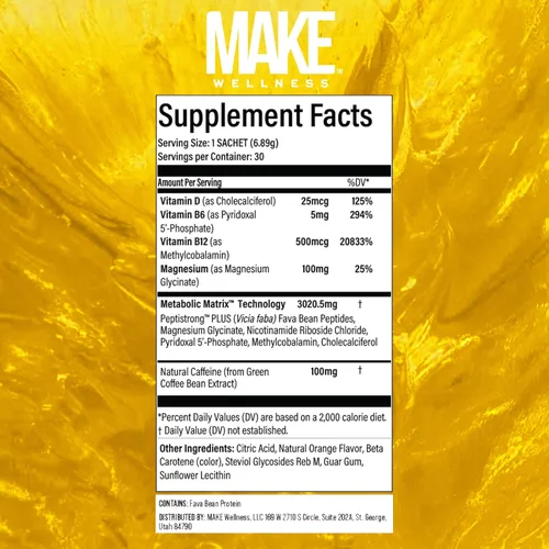 Miniatura 4 de FIT Peptides 30 sobres Apoya la recuperación muscular y el tono Ayuda a reducir las molestias después del ejercicio Vitamina D3 y glicinato