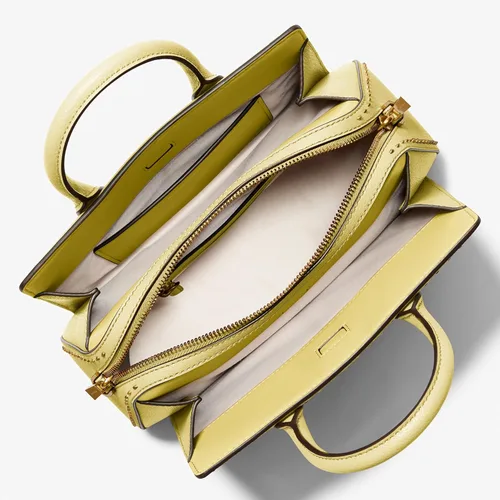 Miniatura 3 de Michael Kors - Laila, bolso pequeño para mujer Herrajes dorados/Cuero/Limón