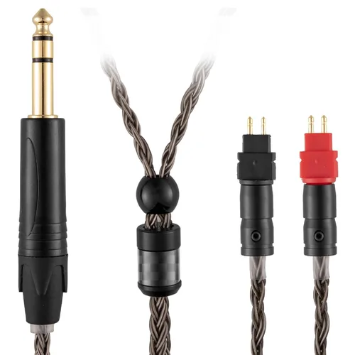 Miniatura 12 de Cable equilibrado de 0.098 pulgadas compatible con auriculares Sennheiser HD650, HD600, HD580, HD660S, HD660S2, HD58X, HD6XX de 16 núcleos chapados