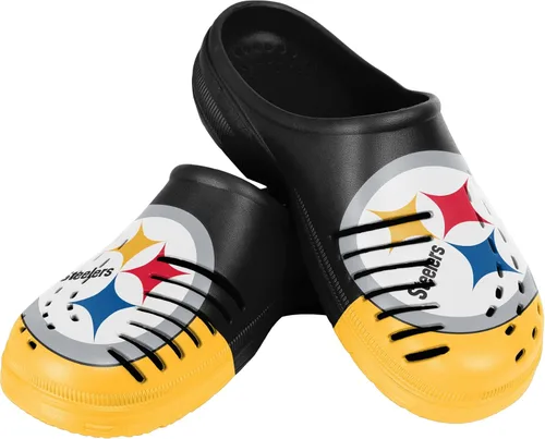 Miniatura 26 de FOCO - Sandalias de agua de jardín con logotipo de equipo de la NFL, para hombre, pantuflas, zuecos