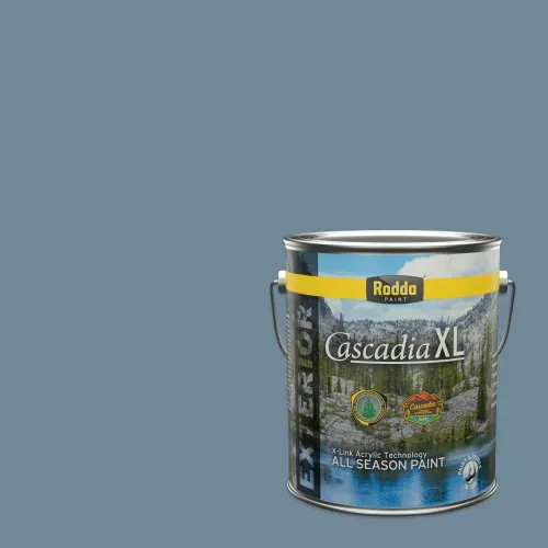 Miniatura 135 de Rodda Paint CASCADIA XL - Pintura satinada e imprimación para exteriores en uno, cuarto de galón, ancla
