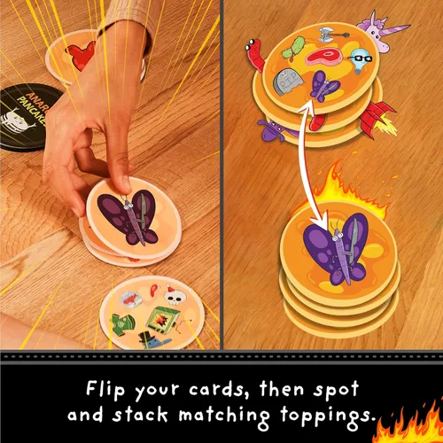 Miniatura 3 de Exploding Kittens – Anarchy Pancakes, de los creadores de Spot It! – Un juego de coincidencias deliciosamente rápido - 2-6 jugadores, a partir de 7