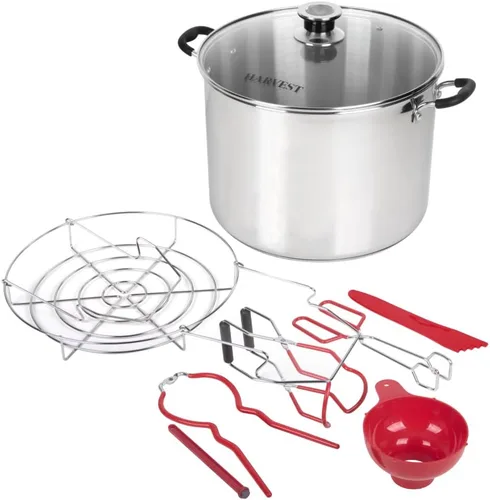 Miniatura 7 de Raíces & Branches Harvest - Olla de cocina para frascos, multiusos, de acero inoxidable, con indicador de temperatura, capacidad para 7 frascos