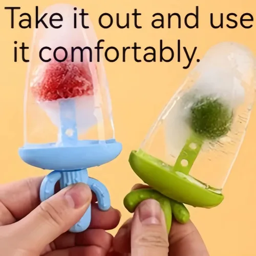 Miniatura 3 de AuraGlor Juego de moldes para paletas de cactus, moldes familiares para hacer helados, accesorios de cocina congelados, fácil liberación, saludable