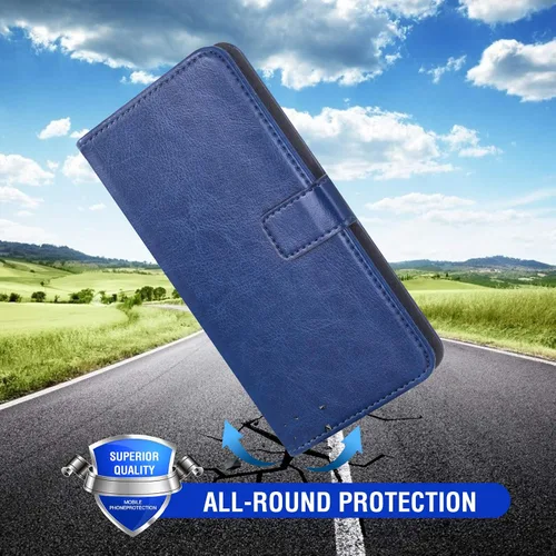 Miniatura 7 de Asuwish Compatible con Samsung Galaxy J4 Plus, protector de pantalla de vidrio templado y soporte de piel con tapa para tarjetas, accesorios