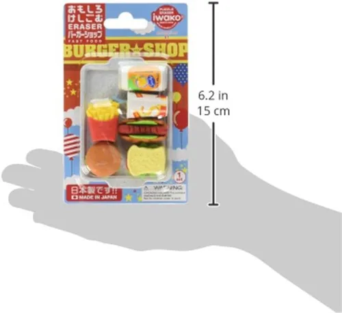 Miniatura 2 de Iwako Borrador de comida rápida Burger Shop